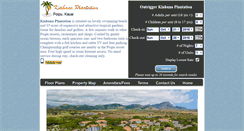 Desktop Screenshot of kiahuna-plantation.com